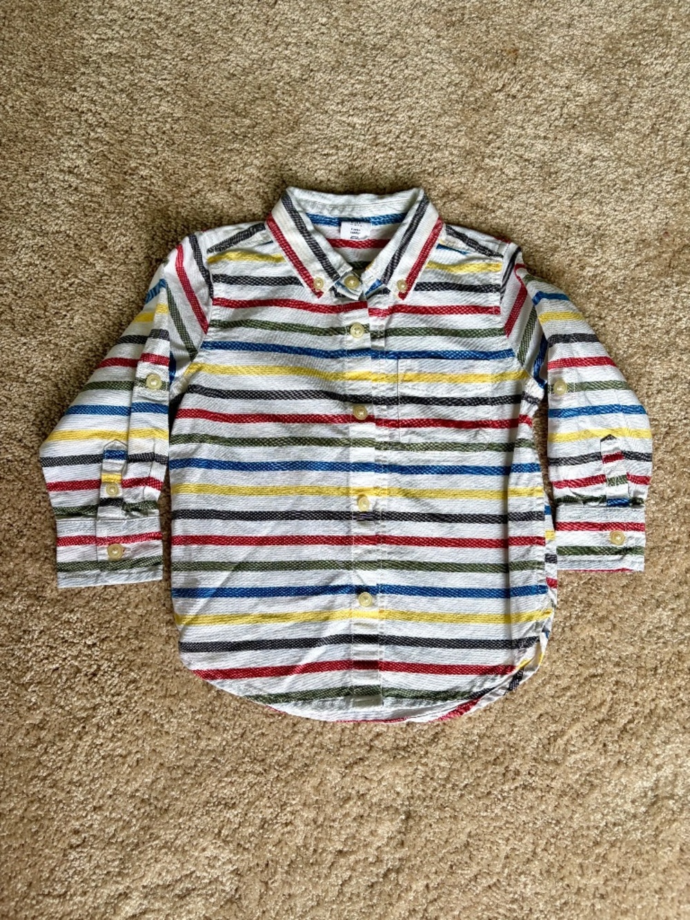 Baby Gap Toddler Boys Multistripe Button Down Shirt